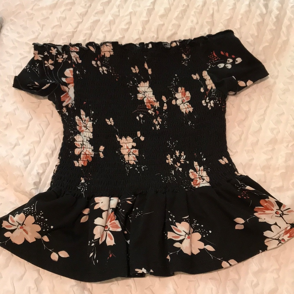Aeropostale Floral Crop Top